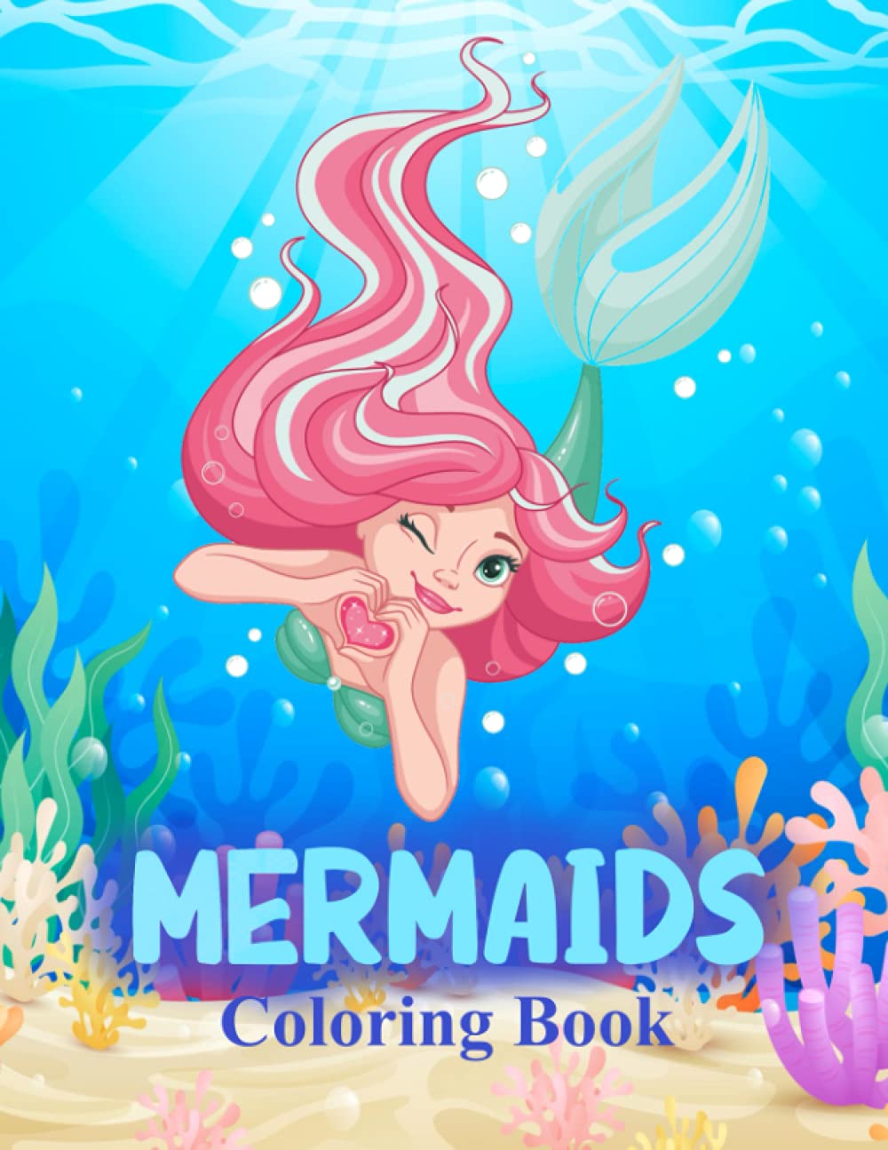 Mermaids Coloring Book: For Adults and Older Children