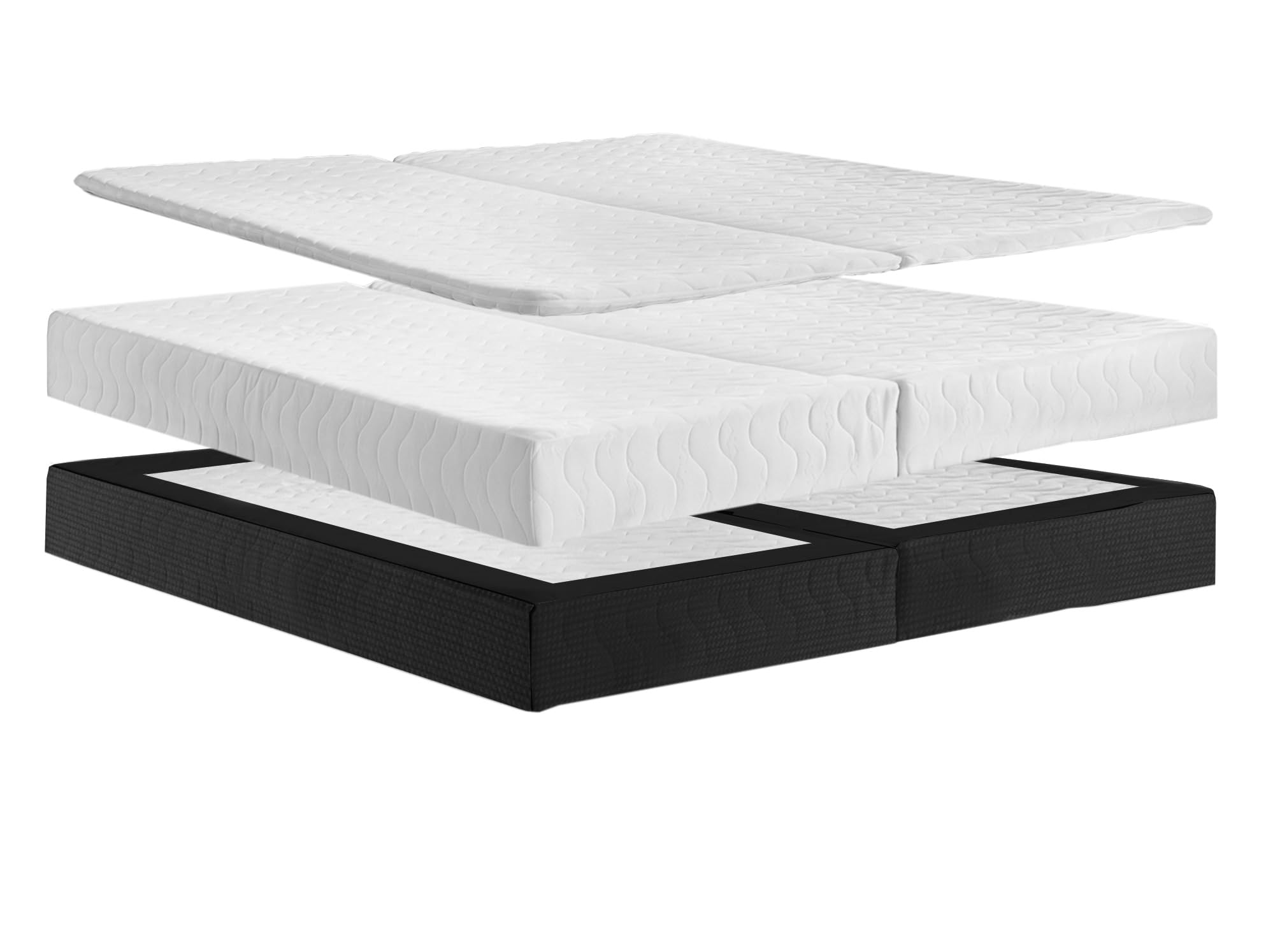 moebel-eins Inside Box-Einlegematratze aus Taschenfederkern für EIN Boxspringbett-System, 90 x 200 cm
