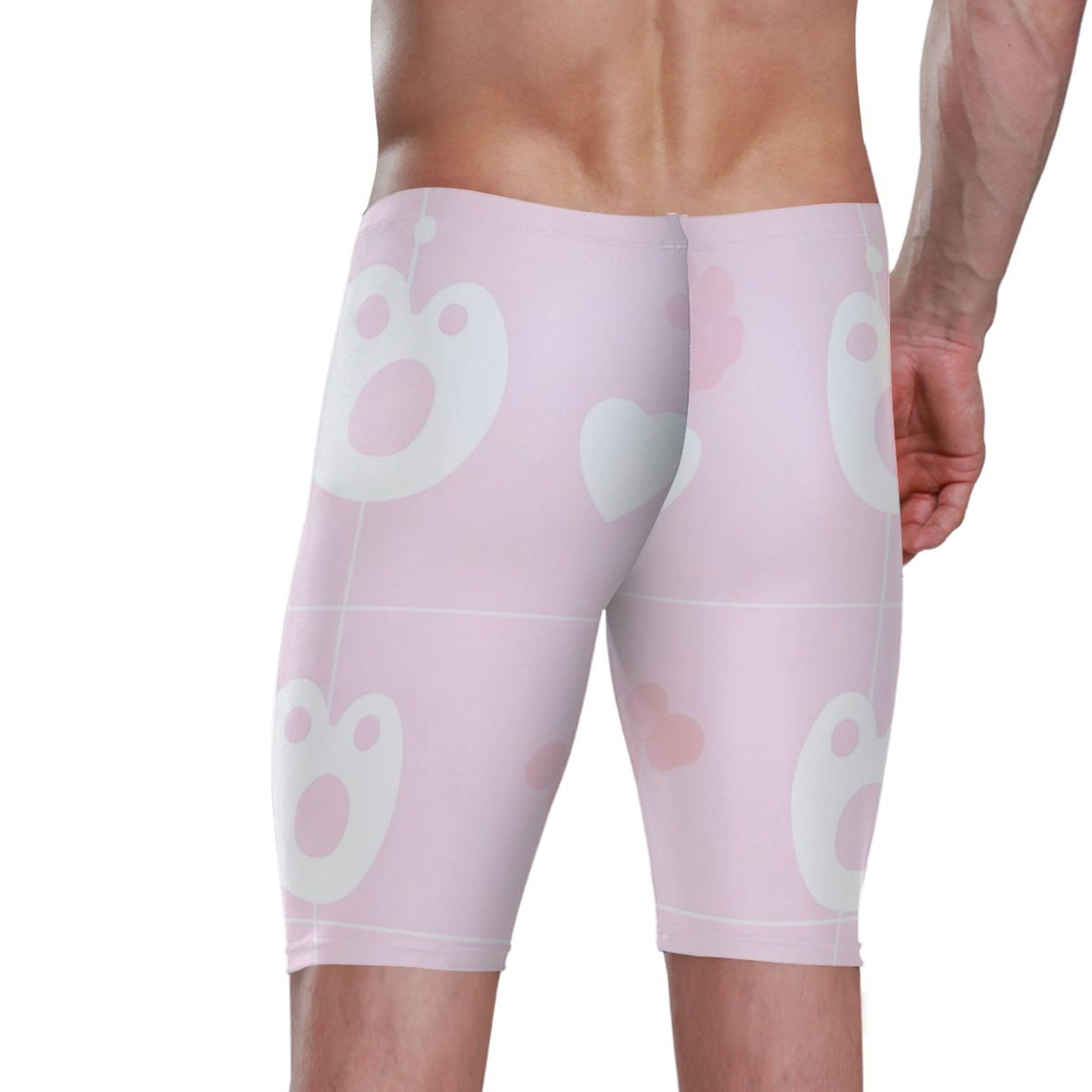 Dog Paw Print Men's Swim Jammers Racing & Training Swimsuit Fast, Flexible,Comfortable XXXL B0402269