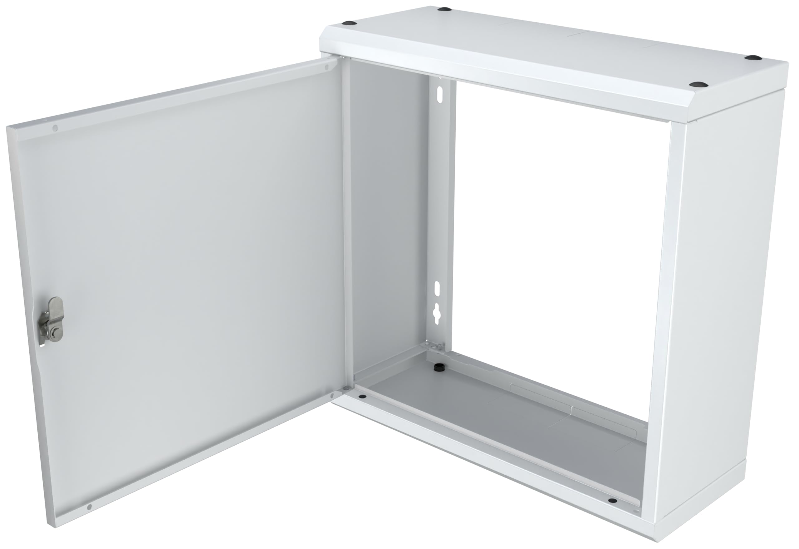 Boite de Derivation Etanche Exterieur 400x400x160mm IP20 - Coffret Electrique Etanche en Acier et étanche à la Poussière - Boite de Derivation avec Serrure et Deux Clés