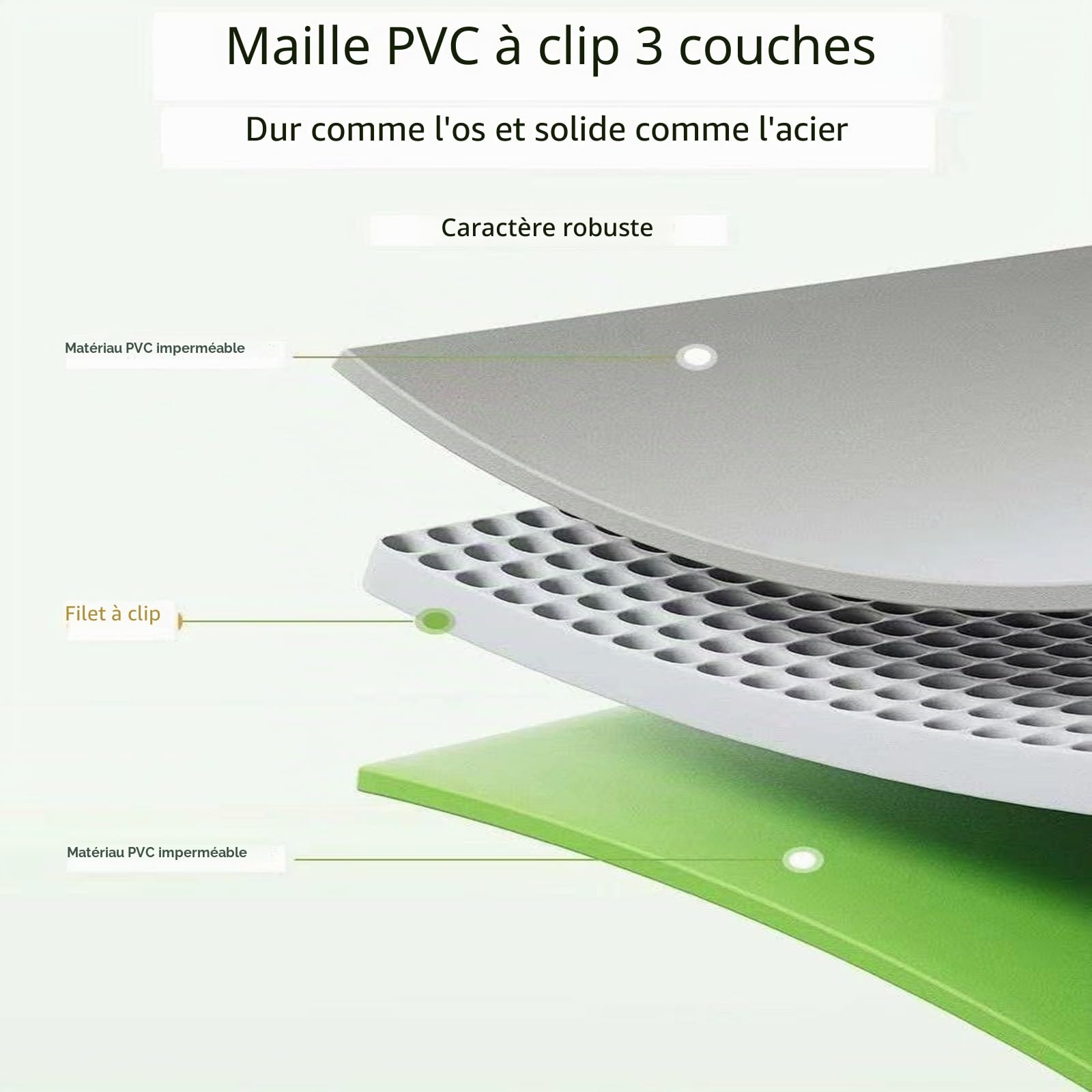 Grande piscine extérieure avec canopée, parasol pour cour, piscine pliable amovible pour adultes (1,9 m)