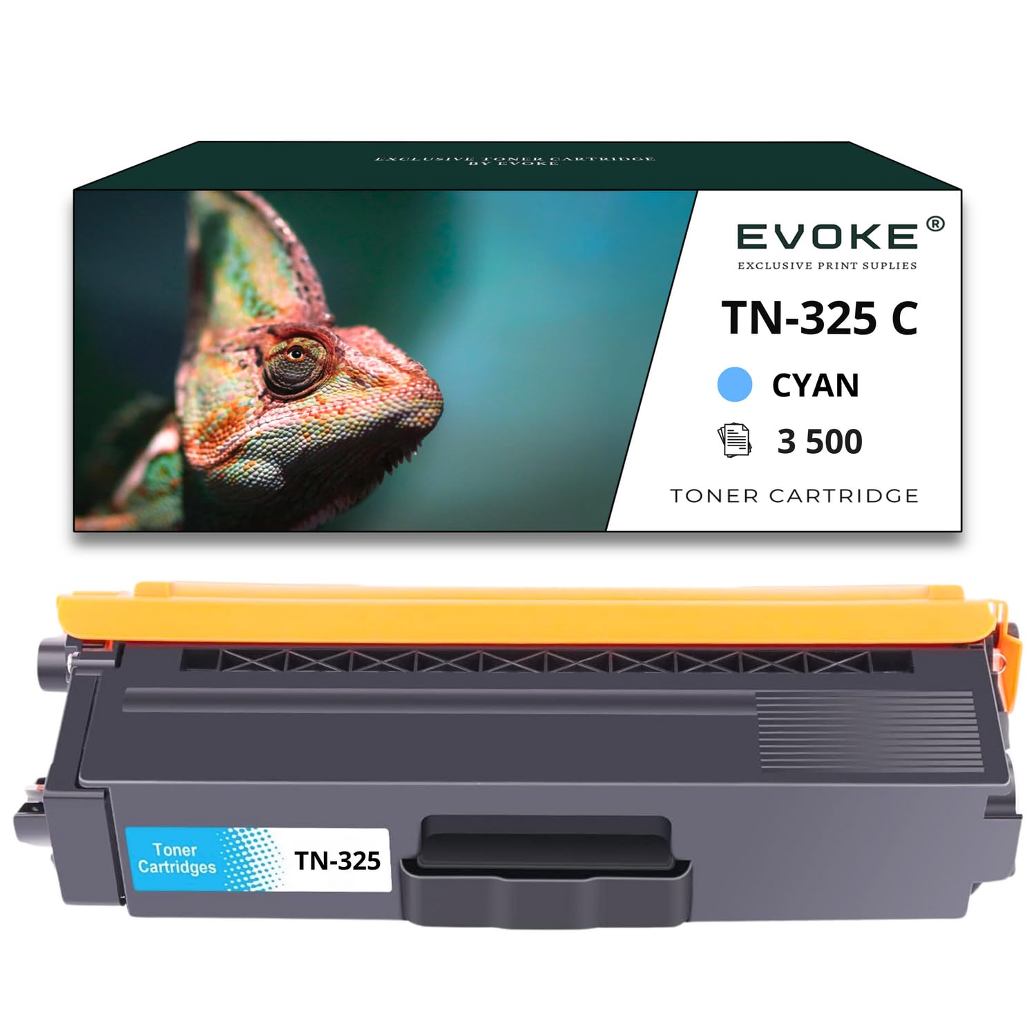 EVOKE TN325 TN-325 Toner Kompatybilny z Brother HL-4140CN HL-4150CDN HL-4570CDW MFC-9970CDW (Zestaw CMYK) 14500 Stron