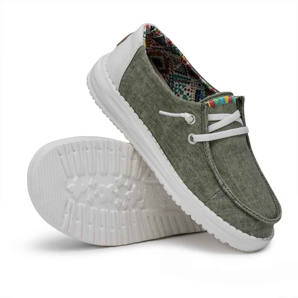 Hey Dude Wendy Youth Boho Moc Toe Shoes Mujer