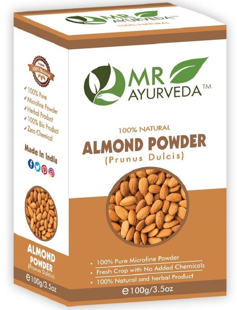 Sheltr 100 Organic Pure Almond Powder Natural Badam Powder Almond Powder for Face Badam Powder for Hair Complete