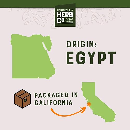 Miniatura 5 de Monterey Bay Herb Co. Flor de hibisco orgánico, cortada y tamizada, pétalos carmesí secos para tés, culinarios y usos decorativos, 1 libra