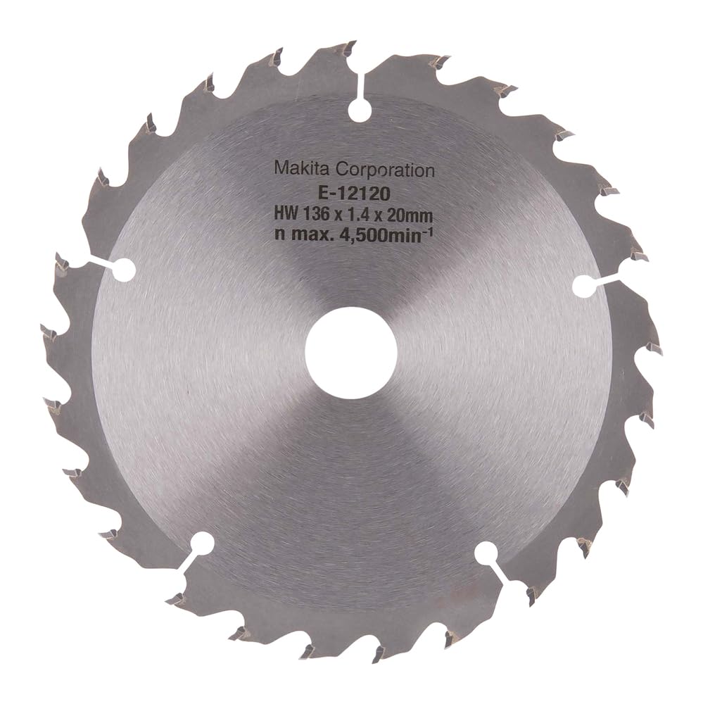 Makita E-12108 Lame de scie à efficut TCT 136 x 20 x 25 dents, noir