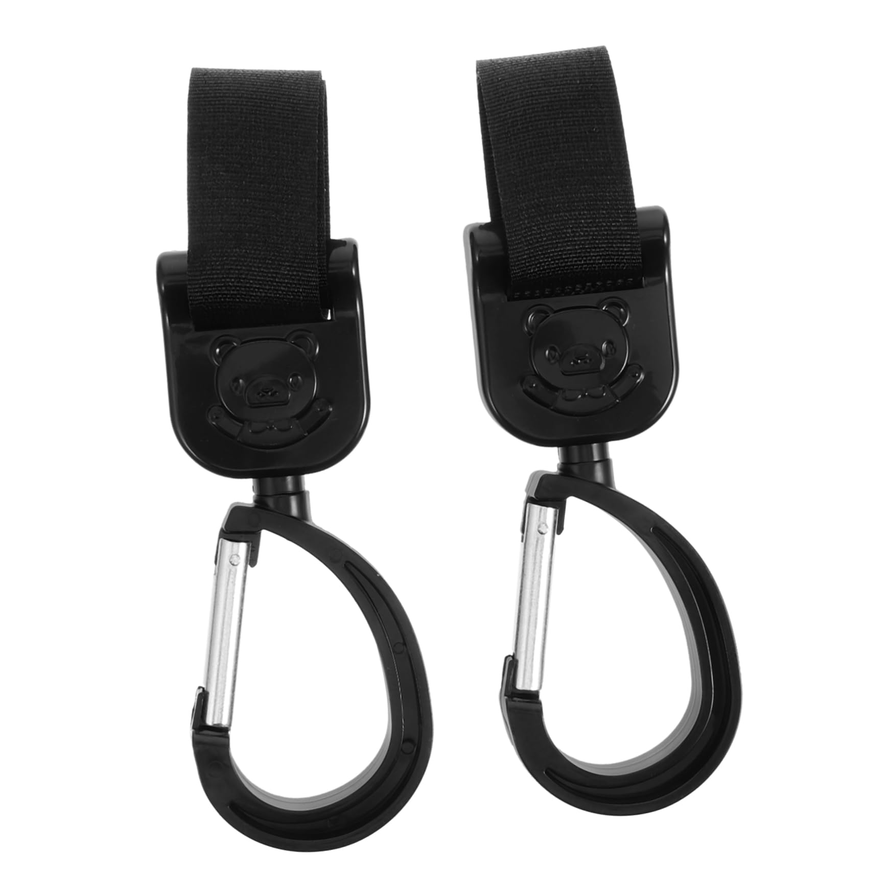 COOLHIYA Stroller Hooks Heavy Duty Universal Stroller Hooks for Hanging Bags Purse Shopping Diaper Bags