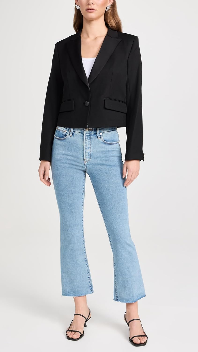 Blue670 Good Legs Crop Mini Boot Jeans - Image 5