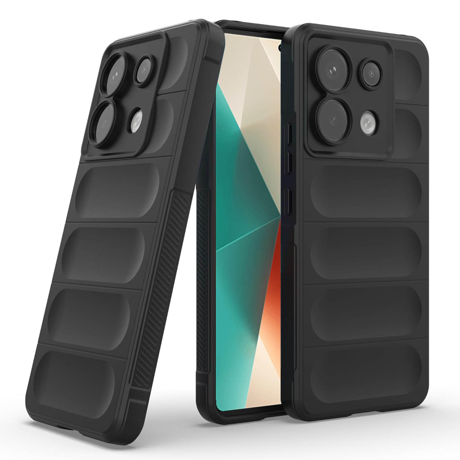 Casotec Back Cover for Mi Redmi Note 13 Pro 5G | Full Camera Protection | Liquid Silicon Case | Flexible Bumper Case for Mi Redmi Note 13 Pro 5G (Black) Casotec Back Cover for Mi Redmi Note 13 Pro 5G | Full Camera Protection | Liquid Silicon Case | Flexible Bumper Case for Mi Redmi Note 13 Pro 5G (Black)