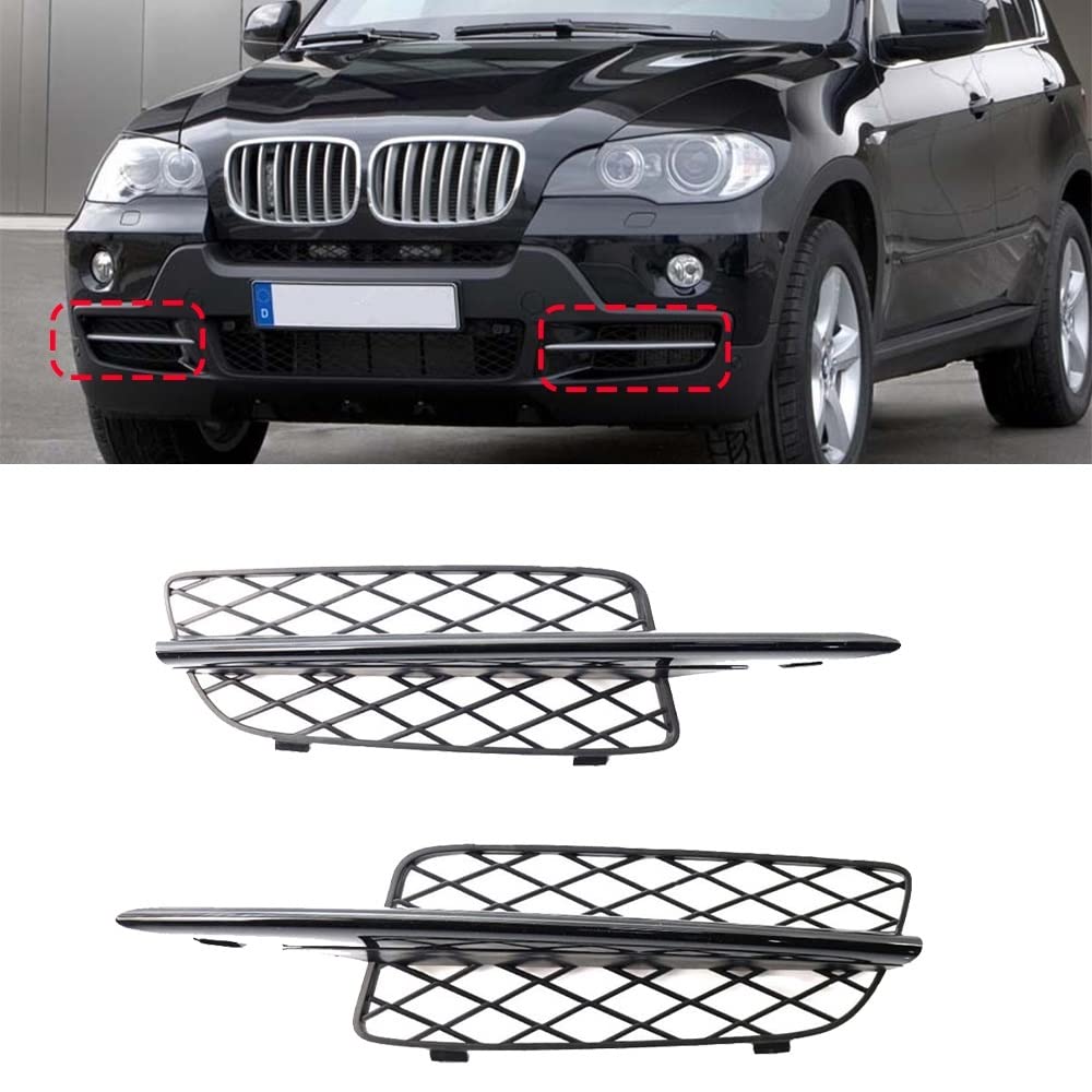 Griglia Inferiore Paraurti Anteriore Per BMW X5 E70 2007-2010 - Ricambio ABS Originale 51117159593 51117159594