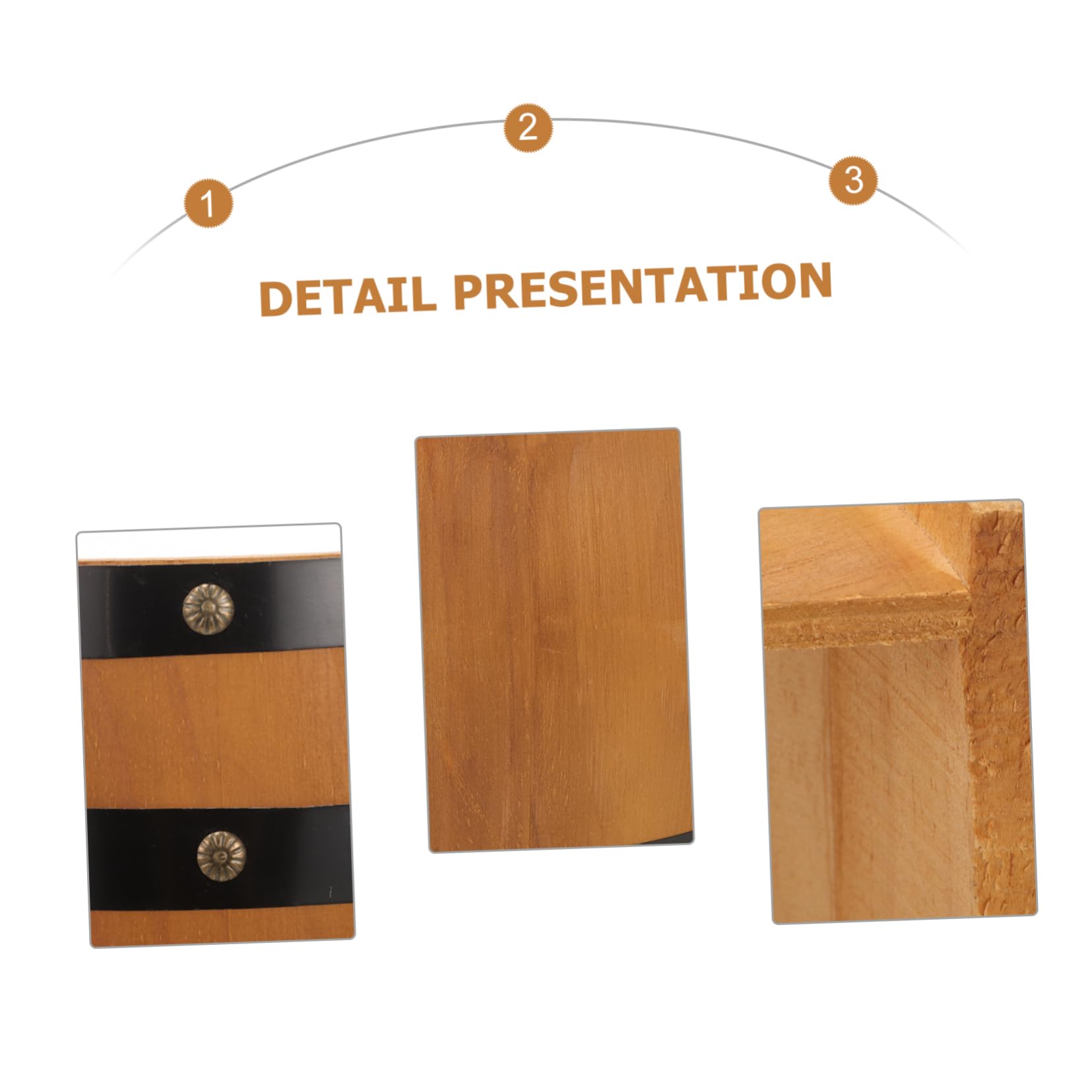 FUNOMOCYA Intricately Crafted Oak Barrel Wooden Wine Barrel Craft Perfect for Bar Kitchen Yard Decor