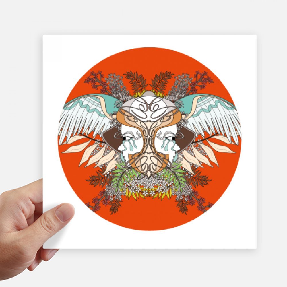 Autocollants Ukiyo-E Japon 20CM - Stickers Muraux Grand Format et Decal Motobike 4Pcs
