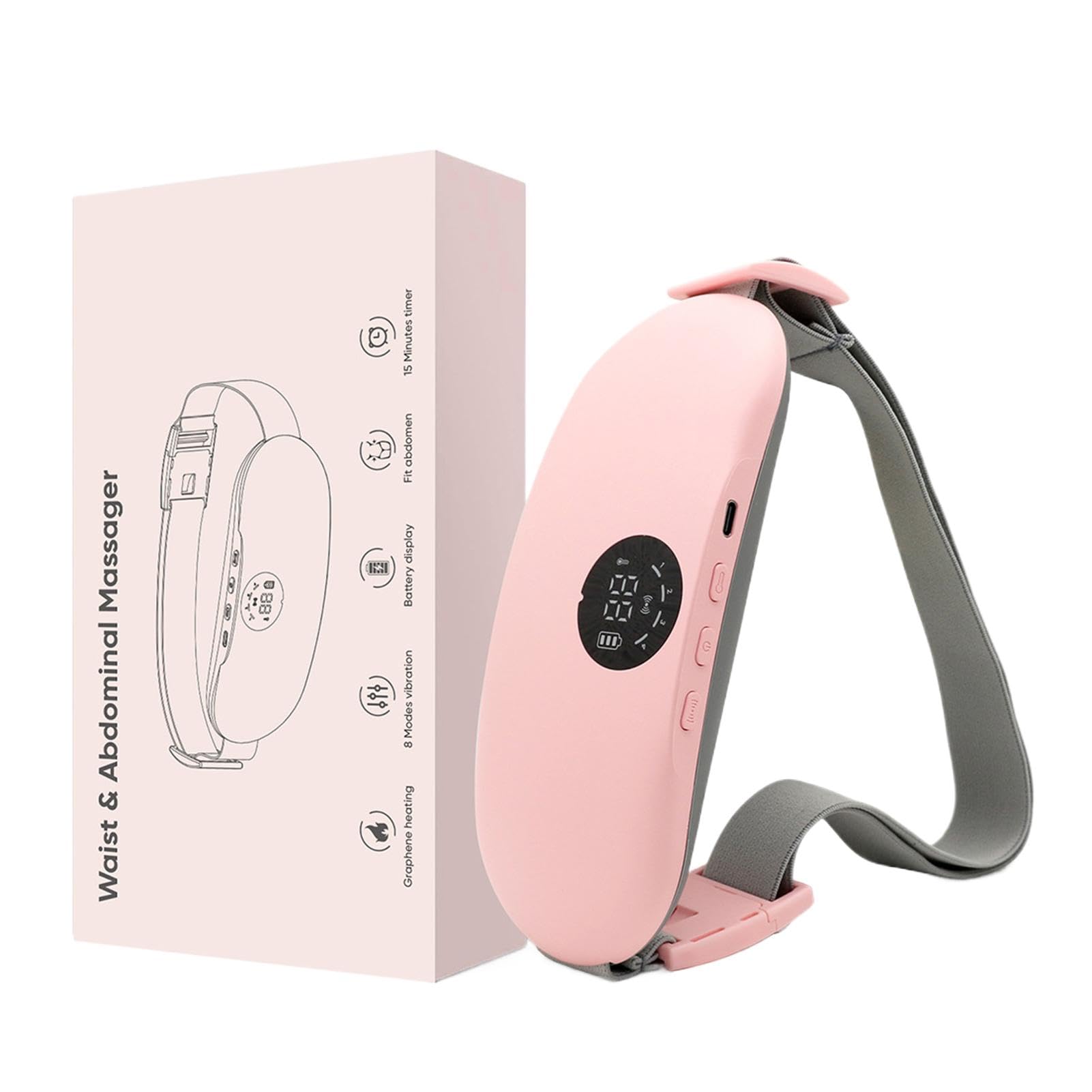 Cuscinetto Termico USB Design Ergonometrico Automatico, Dissipazione | USB Ricaricabile Fascia Addominale Avvolgente, Dissipazione Uniforme, per Riposo, Lettura, Lavoro