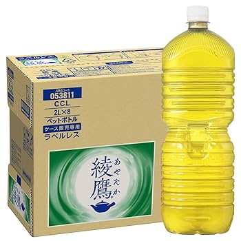 Amazon.co.jp: [Amazon限定ブランド]CCL 綾鷹ラベルレス2LPET×8
