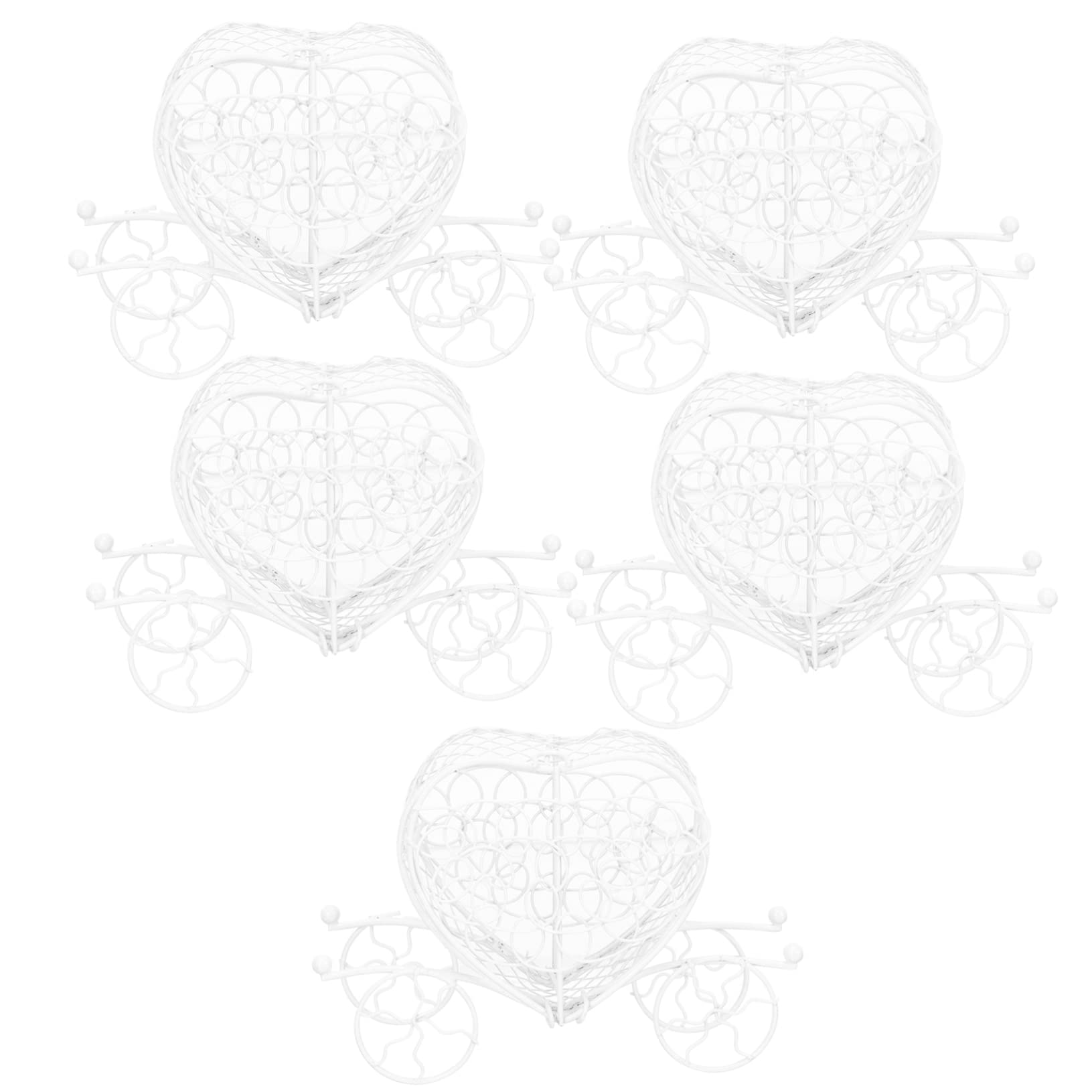 SAFIGLE 2 Sätze Herzform Geschenkboxen Aus Romantische Kutschen Design Vielseitige Süßigkeiten Und Präsentboxen Für Partys Und Besondere Anlässe Für Hochzeiten Und Geburtstage 5 Stück * 2
