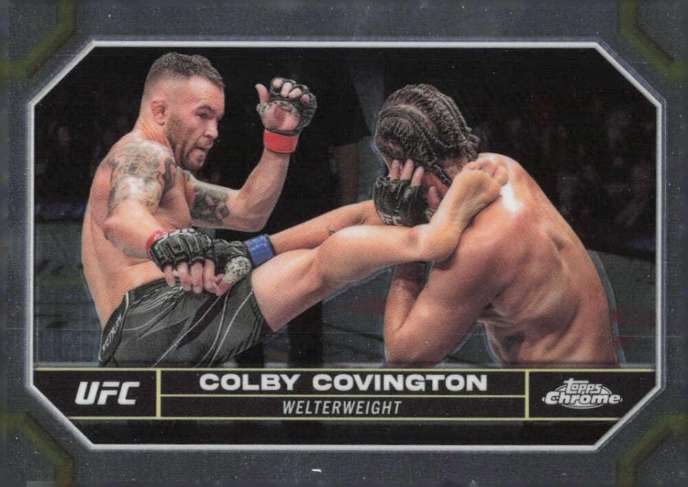 COLBY COVINGTON 2024 Topps Chrome UFC Base #48 NM-MT MMA