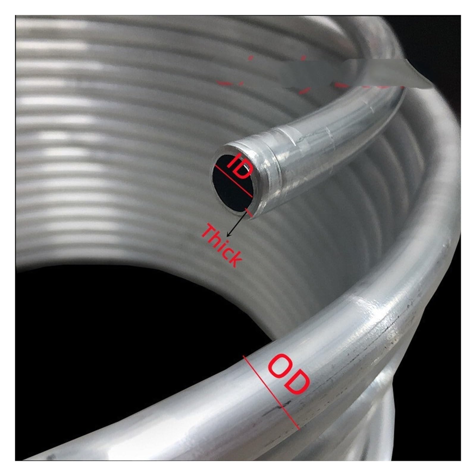 Tubo de aluminio for refrigerador de aire acondicionado, tubo de bobina de 5 metros, accesorios de refrigeración de repuesto for refrigerador, diámetro exterior 4/5/6/8/9.52/10/12/16/19mm, 1 ud. ( Col