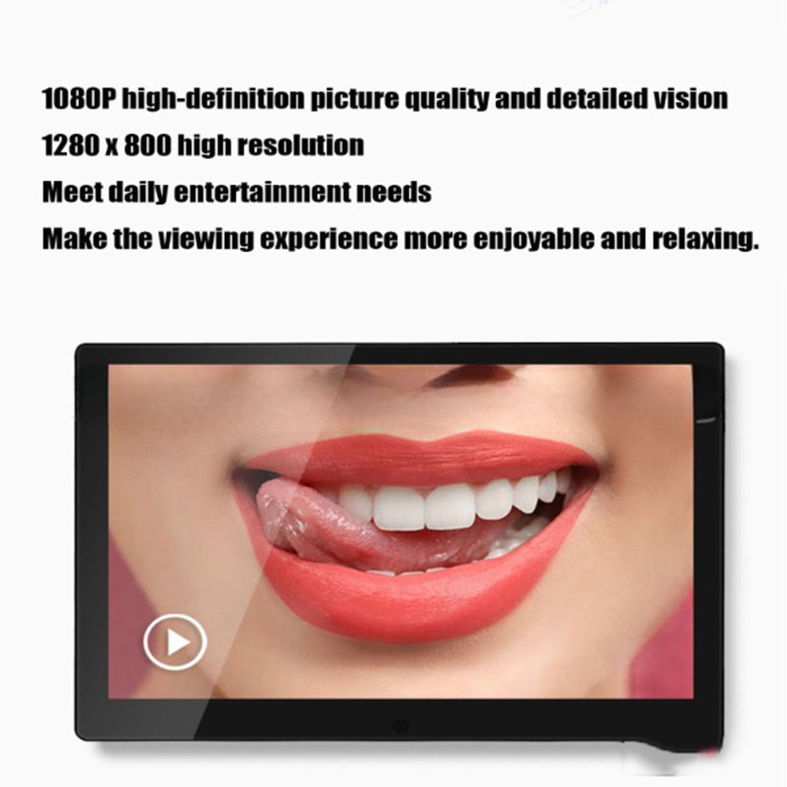 Cadre Photo numérique, Cadre Photo numérique Wi-FI 15,6 Pouces avec écran Tactile IPS 1920 x 1080, partagez des Photos ou des vidéos Via l'application Frameo