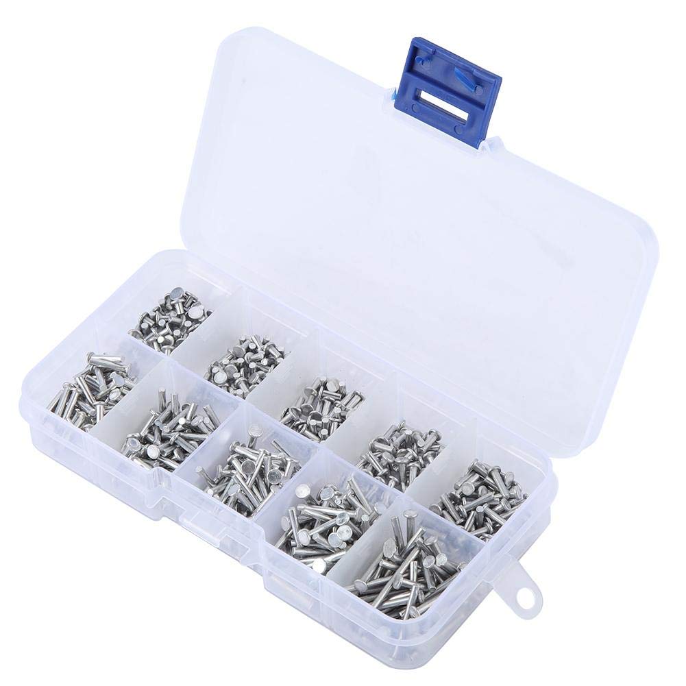 M2 Flat Head Rivets Nut Blind Insert Nutsert Rivnut Aluminum 3mm-18mm Length 500pcs