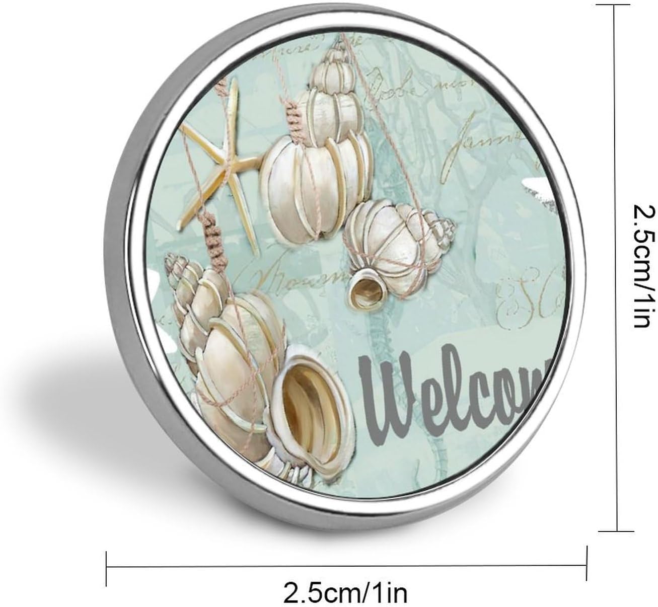 Welcome Pins Sets Conch Ocean Theme Button Pins Badge Pin Ocean Sea Life Pins For Backpacks Vintage Nautical Ocean Beach Lapel Pins Accessory For Women Girls Kids Housewarming Gift, style-7