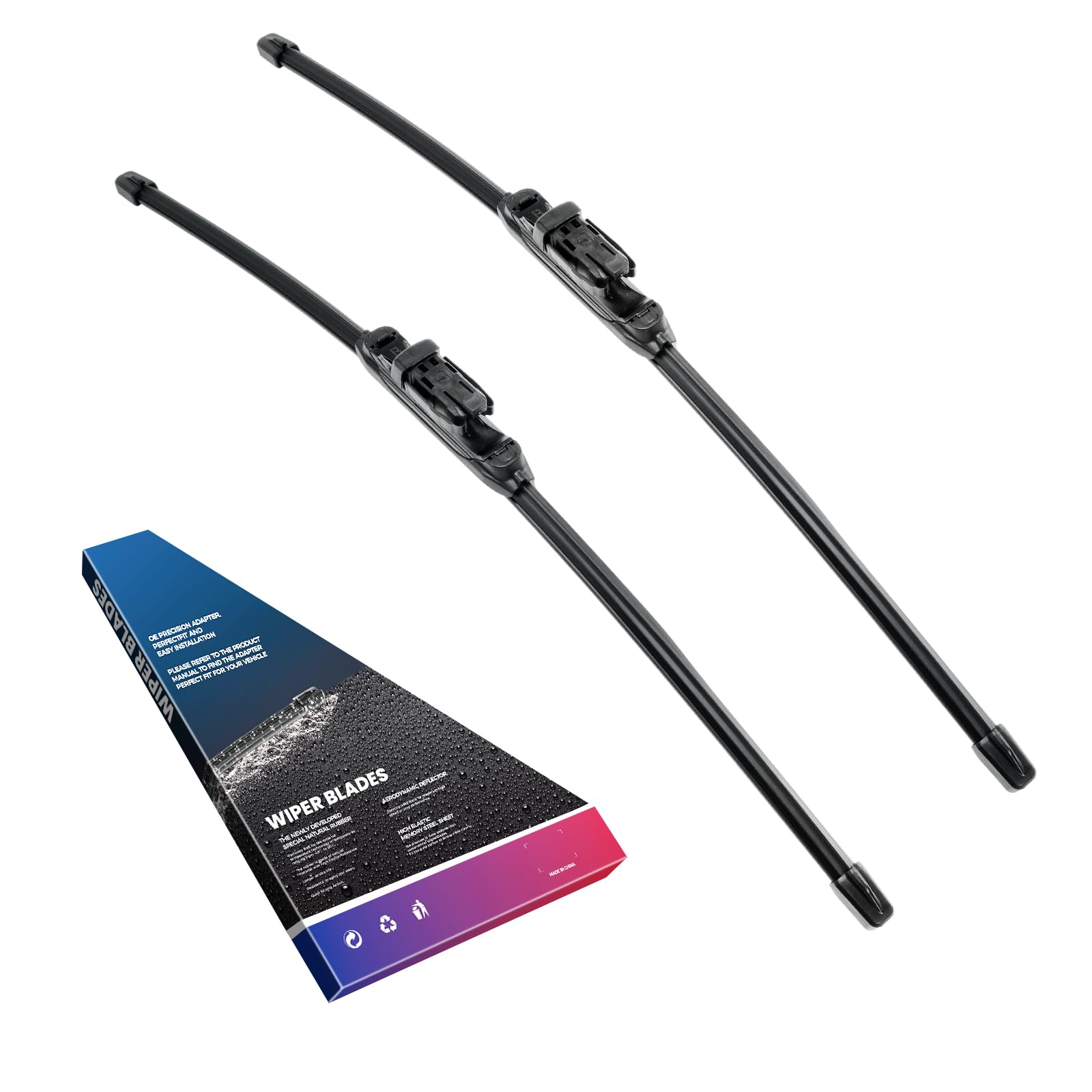 Photo 1 of [Durable and Stable]wiper blade 22"+22",All-Season Automotive Replacement Front Windshield Wiper Blades