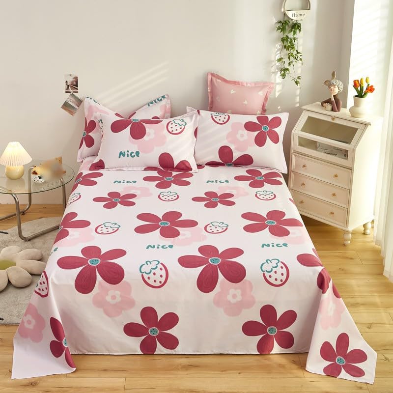 Sábanas 100% algodón de tacto suave confección en sarga de 160x230 cm 2