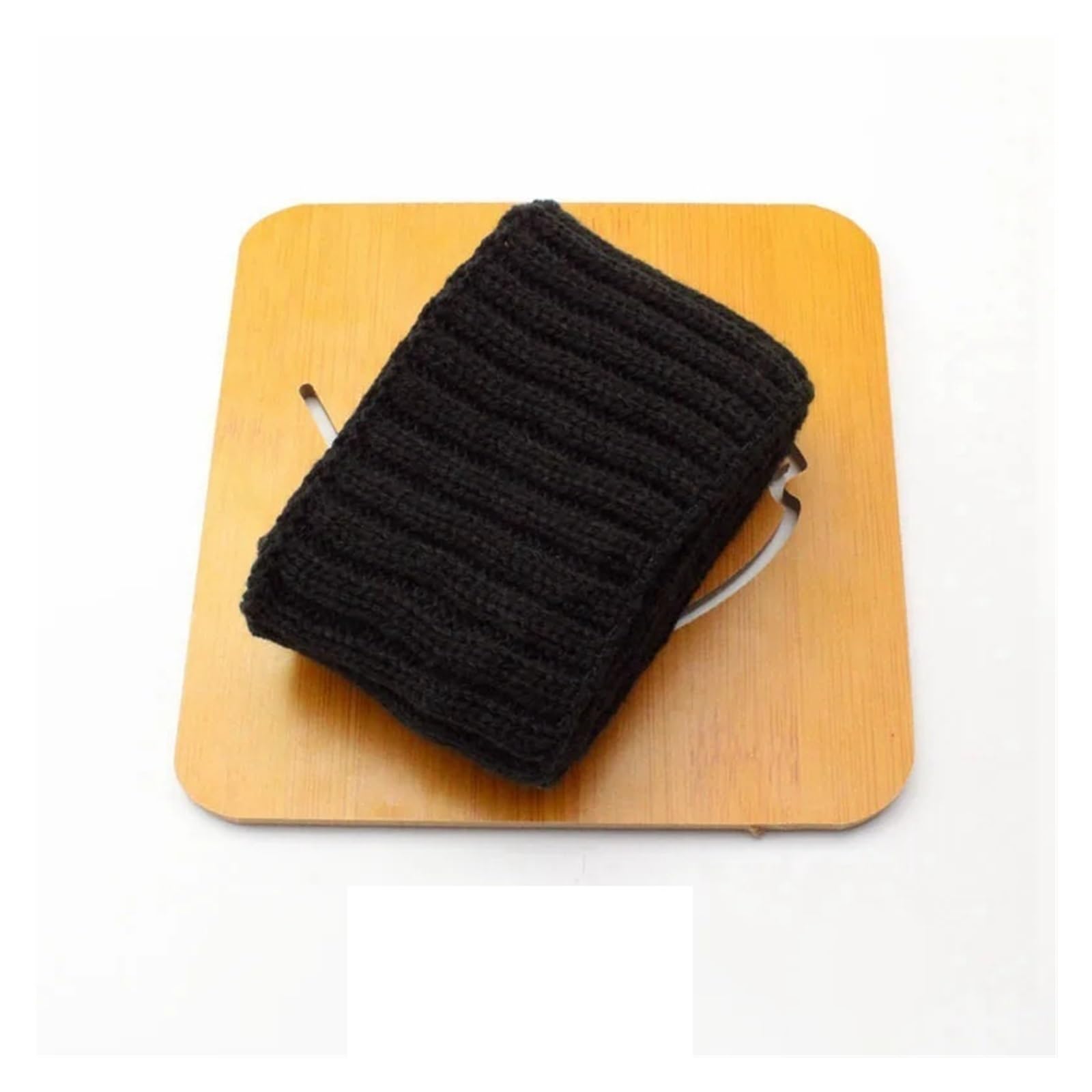 Ribbed Knit Cuff 7x75cm 1Pcs Rib Knit Fabric Making Cuffs on Sleeves Stretchy Sewing Accessories for Sweatshirt Bottom Collar(Black)