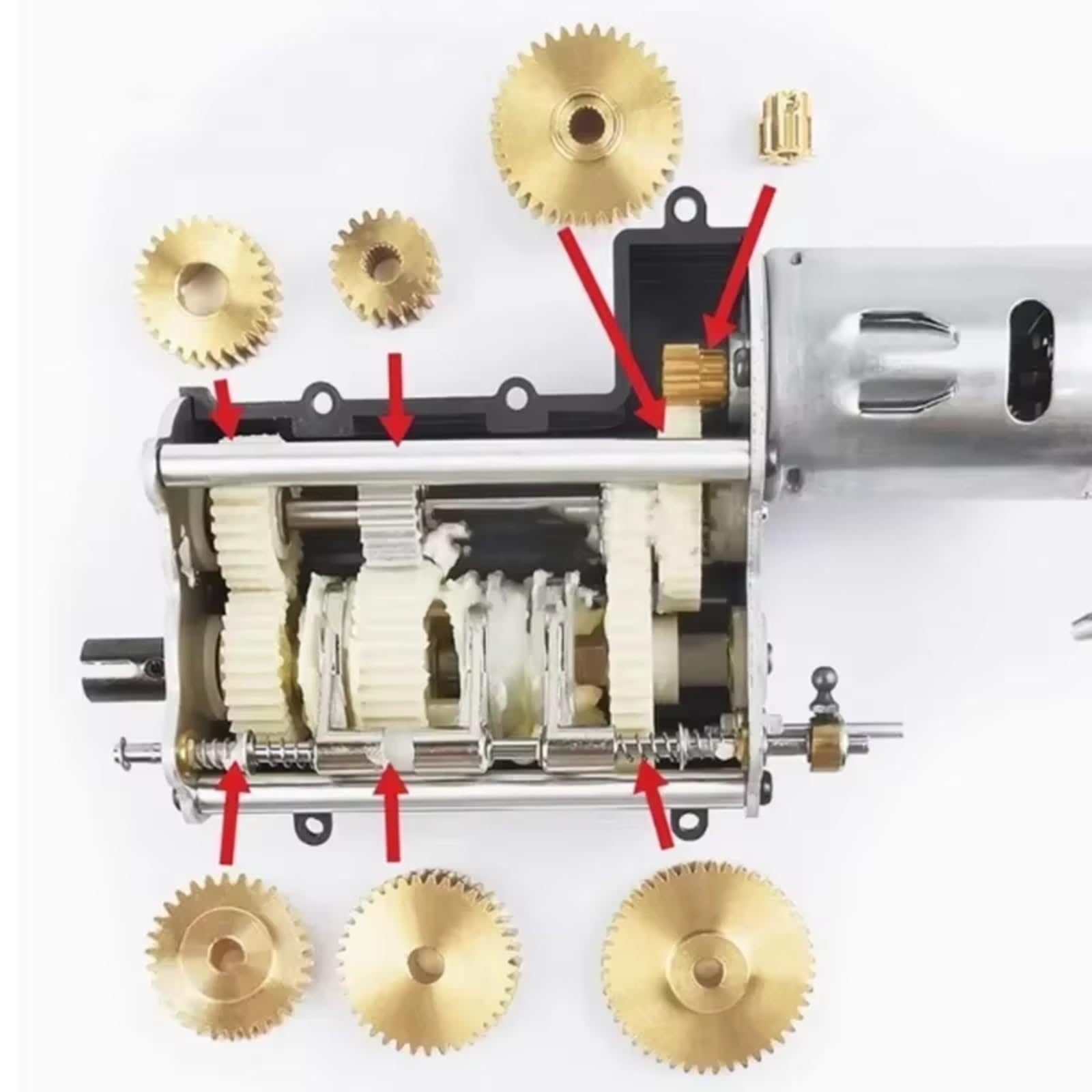 Set Sincronizzatori Ingranaggi Conici Motore Materiale Speciale Trattori Per Tamiya In Per Scala 1/14 Parti Ricambio Modellismo Radiocomandato Camion E Auto Ricambi Modellini RC