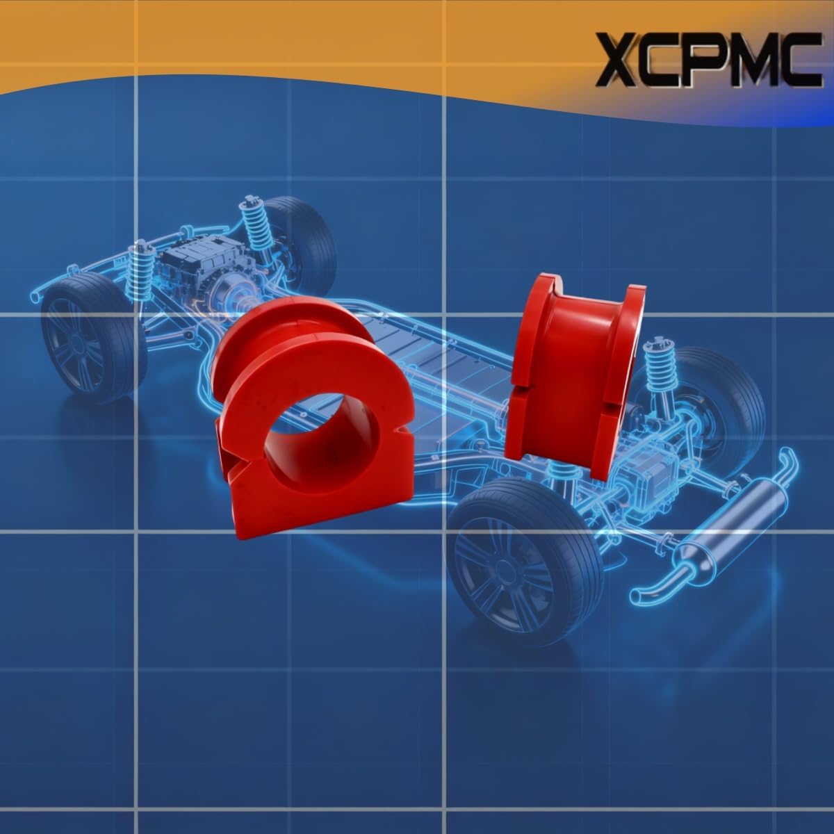 K700432 Front Suspension Stabilizer Sway Bar End Link with Bushing Automotive Replacement 2007-2016 Chevy Silverado 1500 Avalanche Tahoe Suburban GMC Sierra 1500 Yukon Cadillac Escalade K700538