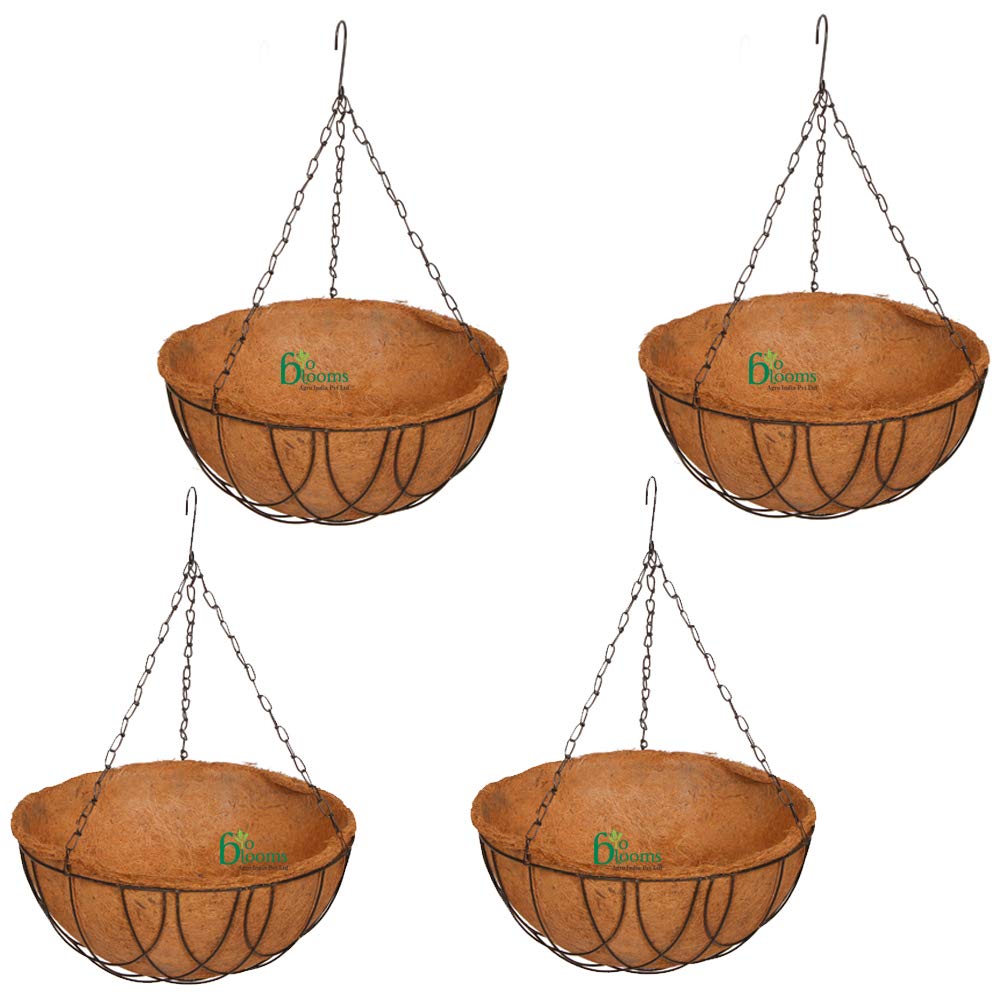 Bio Blooms Coir Hanging Pots - 4 Pack -7 Bio Blooms Coir Hanging Pots - 4 Pack -7