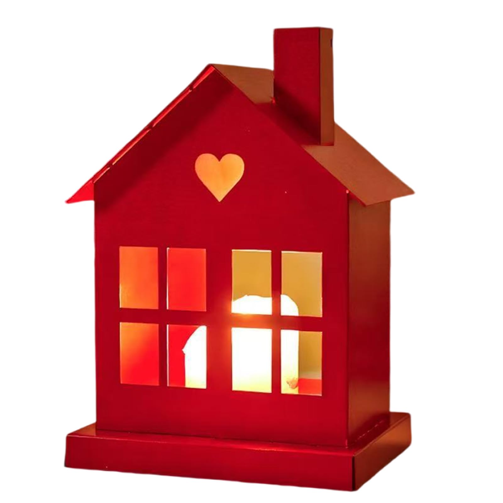 Tealight Votive Holders Metal Minis Decorative Candleholders House Table Ornament for Home Decors Metal House Holiday Tealight Candlesticks for Christmas Decor
