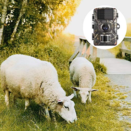 ABOOFAN Câmera de caça de 12 MP PIR Night Vision Digital Scouting Câmera bateria