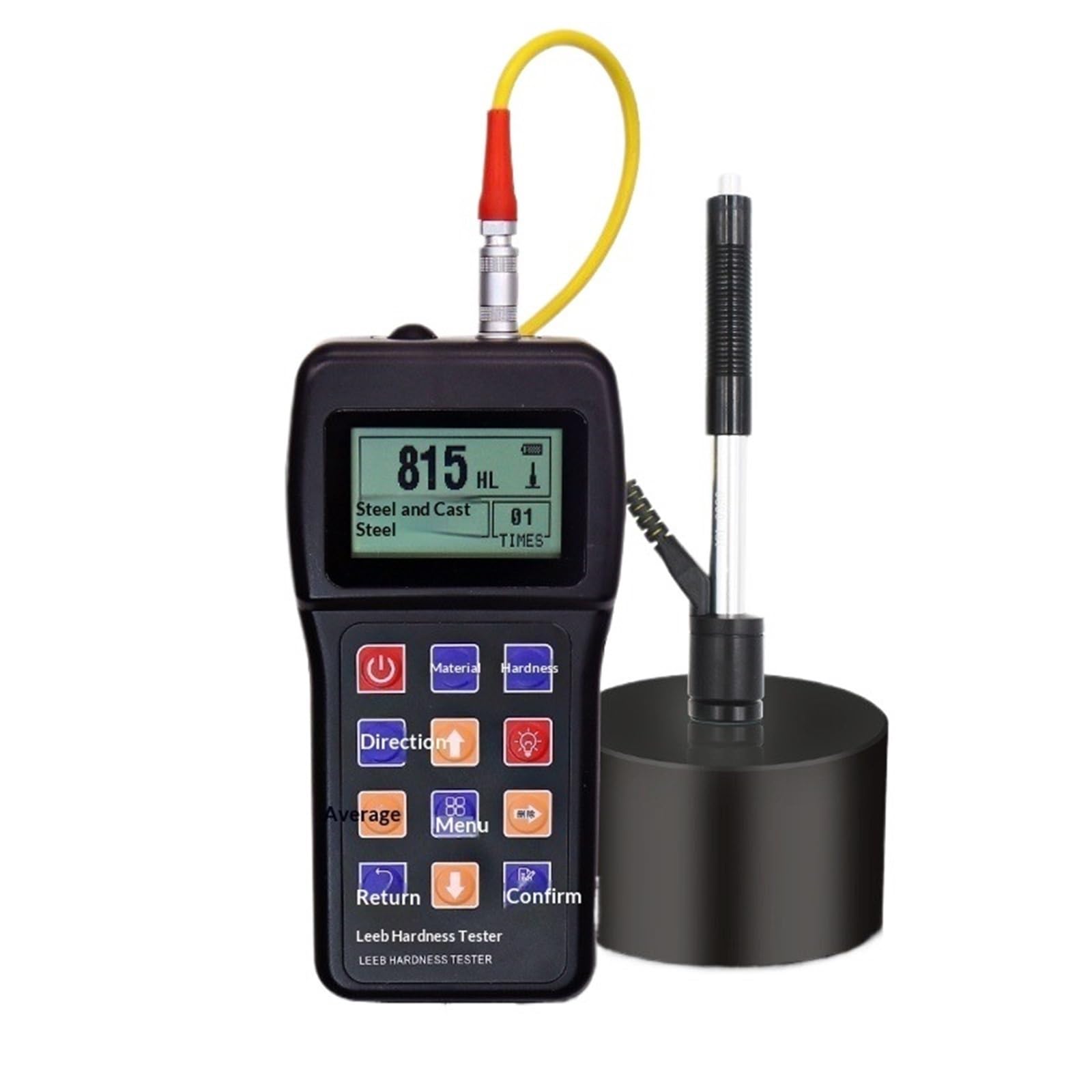 Härteprüfer, Leeb 7-in-1-Metallhärteprüfer Für HRC, HL, HB, HV, HS, HRB-Durometer Für Die Prüfung Von Druckguss-, Kupfer- Und Aluminiumgusslegierungen,für Industrie