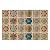 24 Pcs Peel and Stick Tile Backsplash Self-Adhesive Tile Sticker Vinyl Wall Stickers for Kitchen, Bathroom, Fireplace, Cupboard Decoration,HZ-56,6x6inch