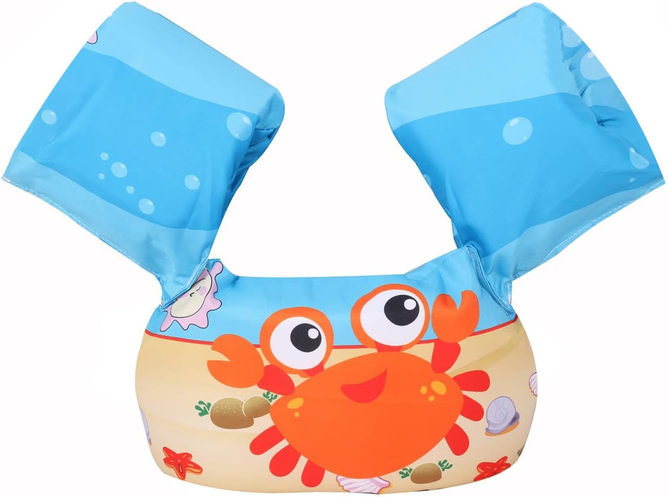 COOLBABY Kids Swimming Vest For Kids Learning to Swim Training Baby Safe Swimming Aid Jacket For 2 3 4 5 6 Years Old Baby Arm Wings (10-30kg)