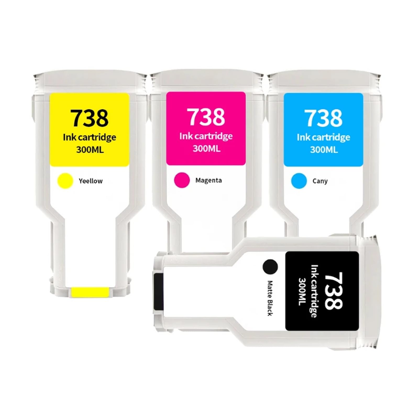 738 Cartuchos de Tinta compatibles for HP DesignJet T850 T950