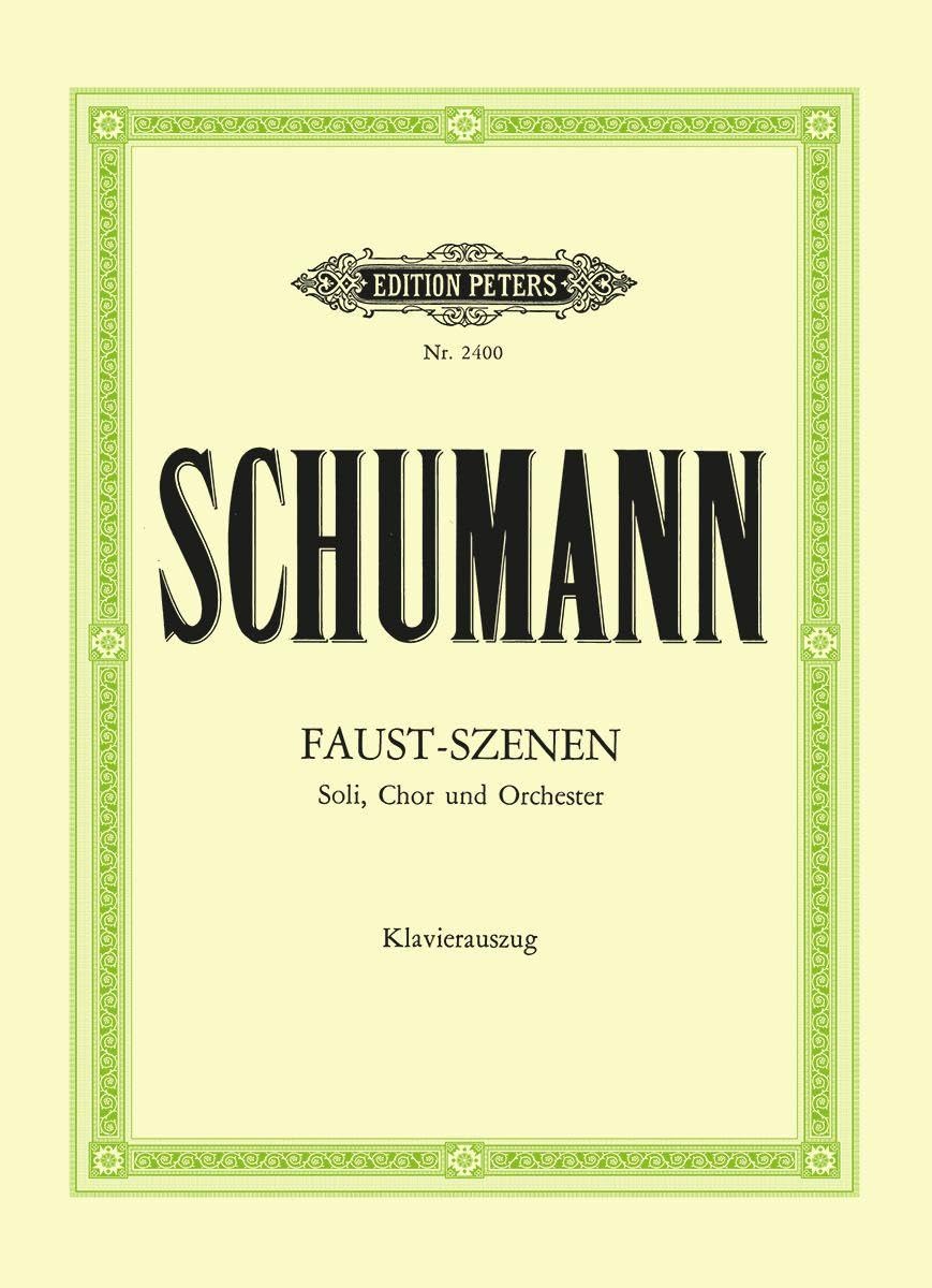 Szenen aus Goethes Faust Schumann partition chant piano pour chœur