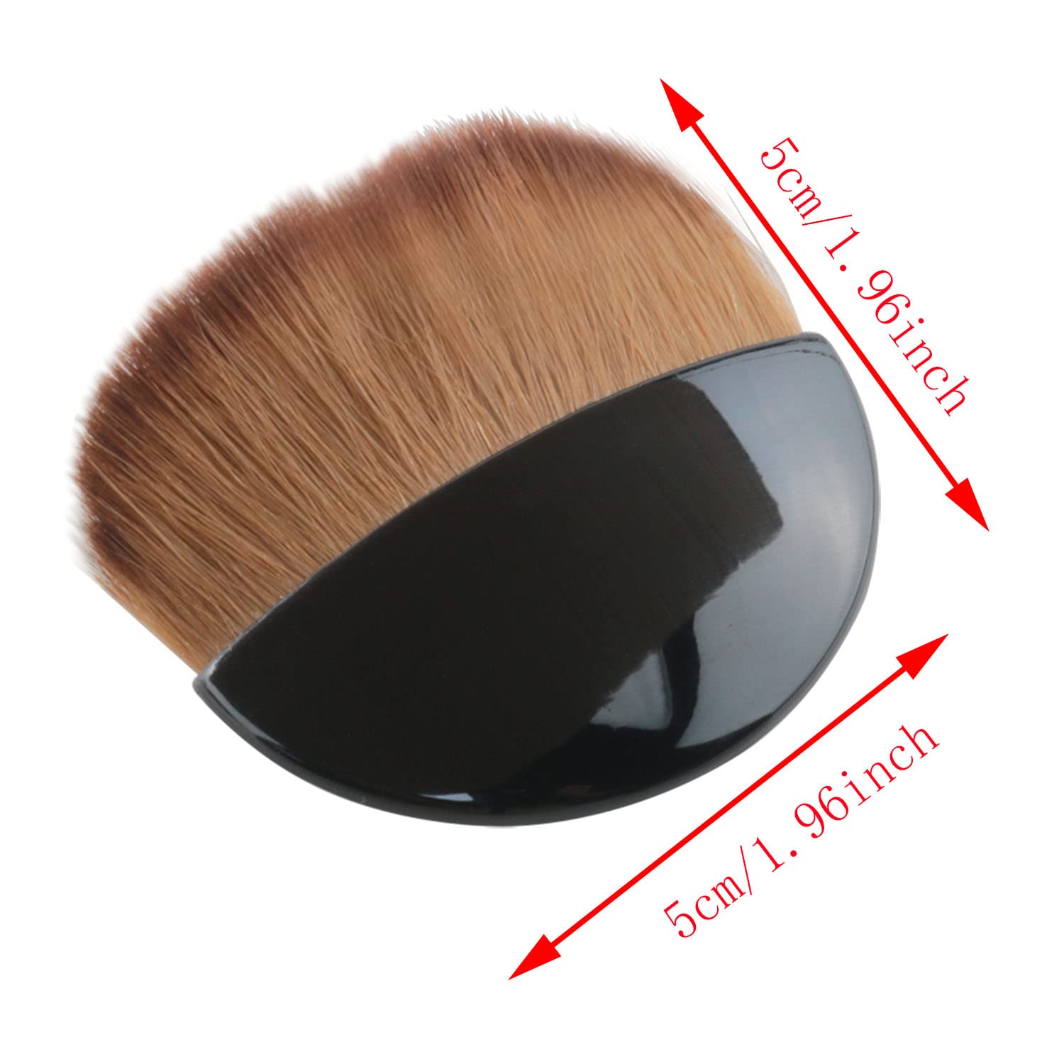 DGBRSM 2pcs Diamond Painting Flat Brush Applicator for Gesso, Varnishes, Oil Paint, Acrylic Painting, Watercolor, Black