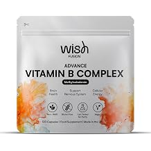 Vitamin B Complex   All Vitamin B B1-B2-B3-B5-B6 Biotin, Folic Acid Methylcobalamin B12 for Brain Health, Nervous System & Energy Support  B Complex High Strength 120 Capsules