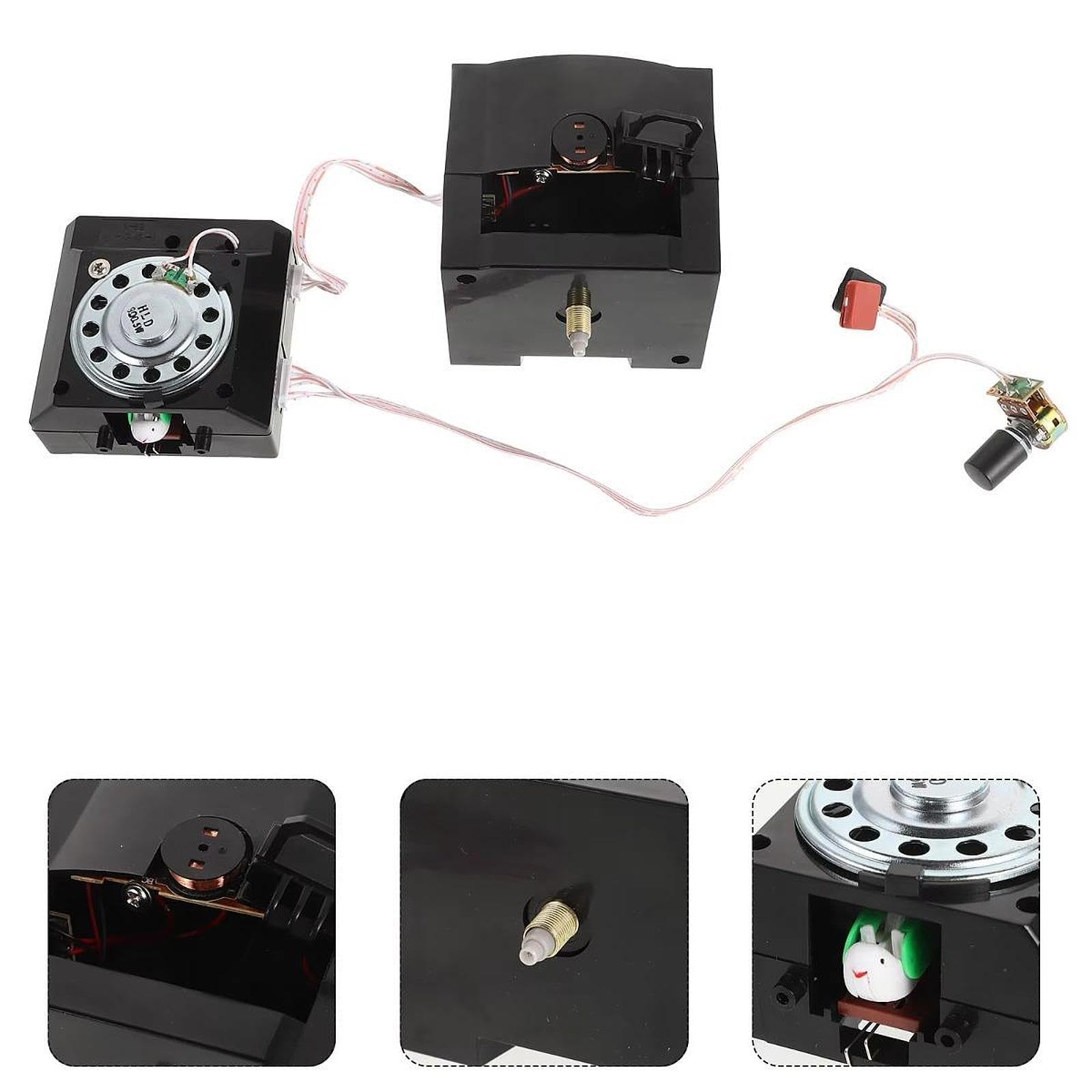 Kit di Sostituzione Del Meccanismo Dell'orologio per Cuculo per Orologi a Parete con Pompino Orario