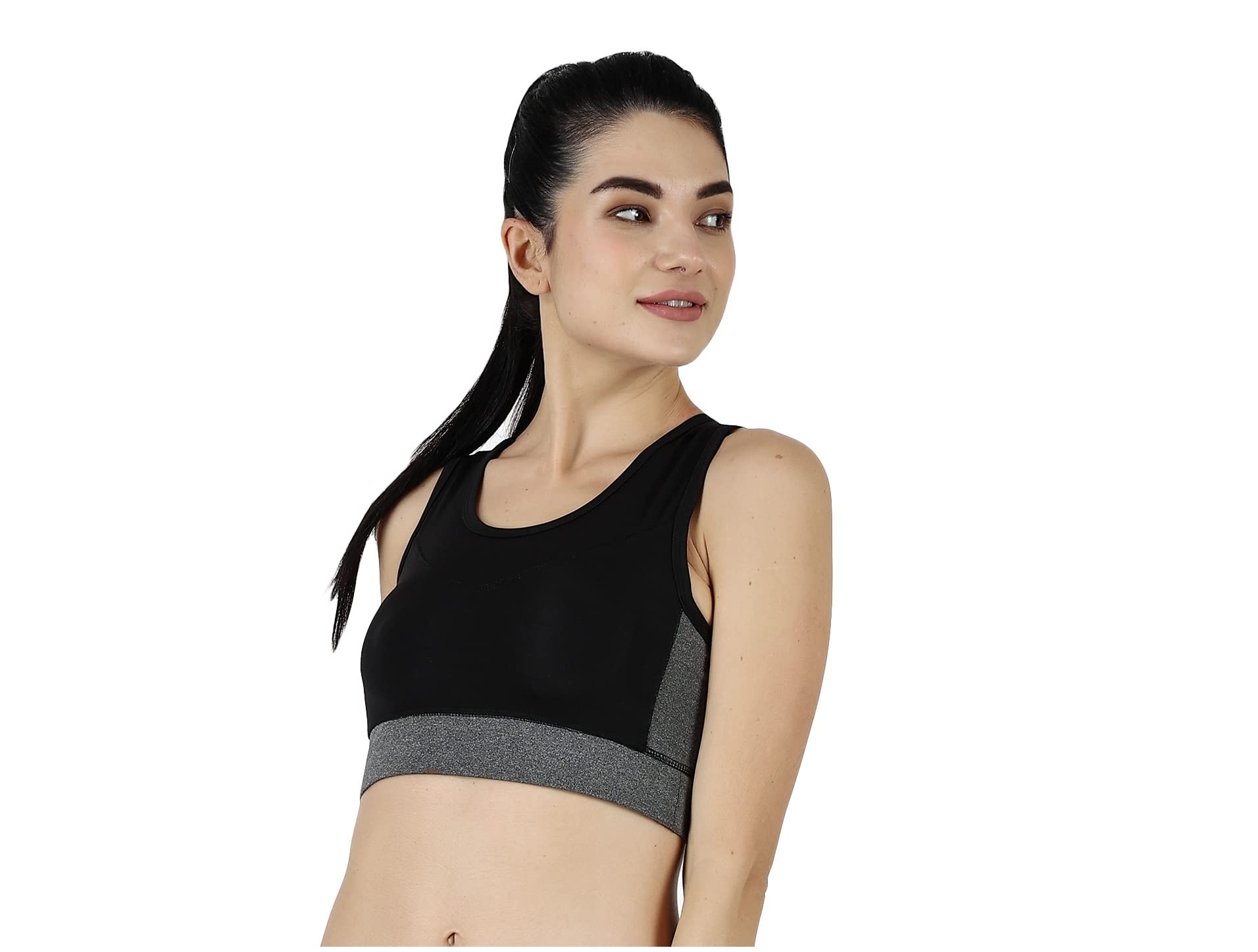 ndless sports Polyester Blend Wireless Padded Sports Bra for Yoga, Running, Fitness & Gym-picture-56