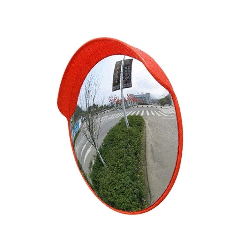 Convex Road MirrorWide-Angle Lens Convex Mirror Parking Corner Turn  Auxiliary Mirror Road Corner Traffic mirror45cm 60cm 80cm 100cm(Size:45cm)