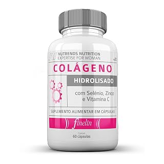 Nutrends Colágeno Hidrolisado com Selênio, Zinco e Vitamina C — 60 cápsulas