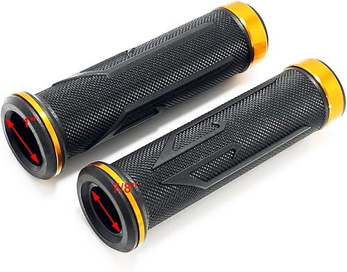 Miniatura 5 de Agarres universales de gel de goma para motocicleta de 78 "0.866 in manillar deportes bicicleta Chopper Cruiser Bike