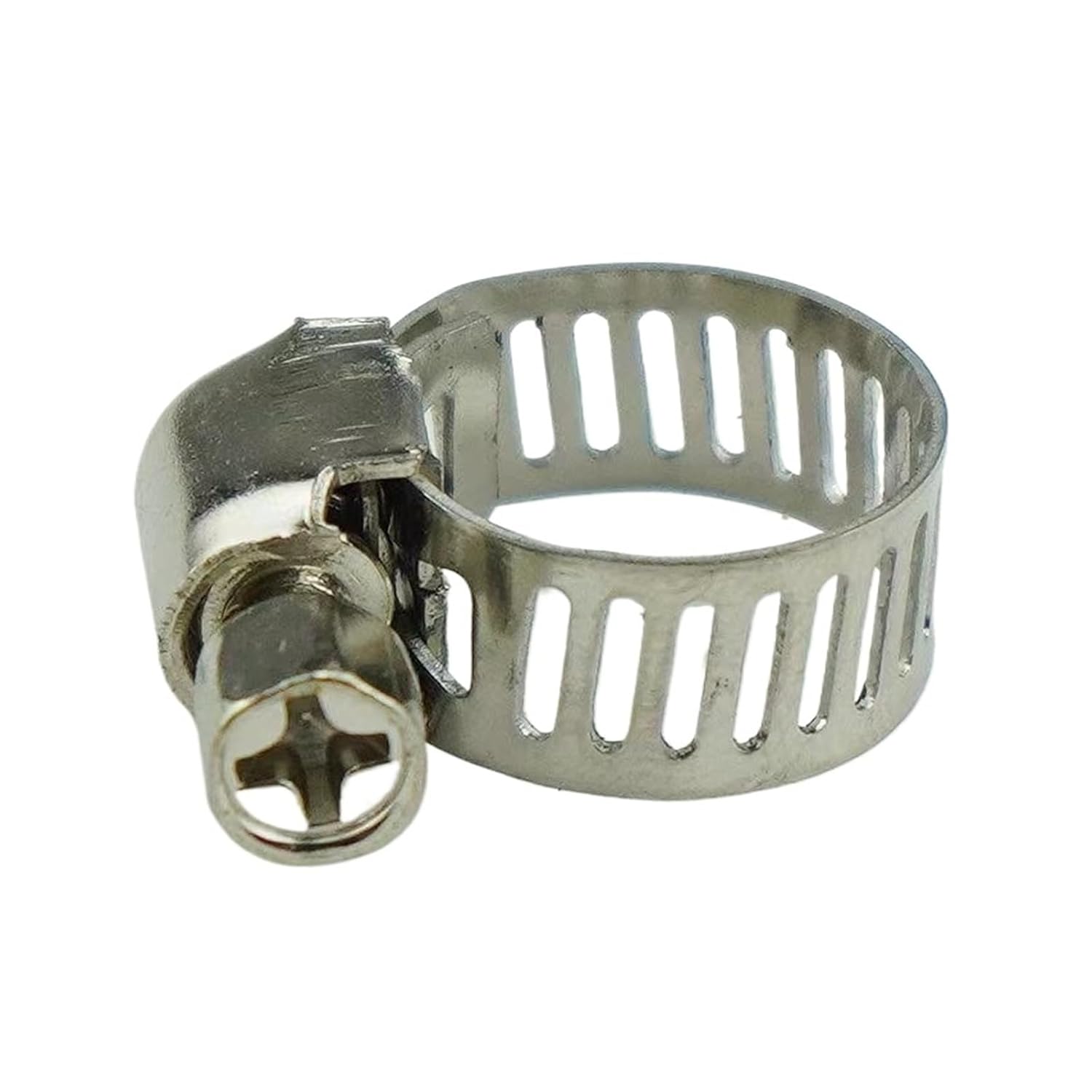 Adjustable Stainless Steel Screw Band Hose Clamps Car Fuel Tube Pipe Clamps Worm Gear Plier Tools Faucet Water Pipes Fasteners(30pcs 16-25mm)