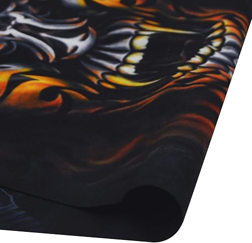 Miniatura 87 de Obacle - Tapabocas con cuello polar y de estilo de pañuelo contra el polvo y el sol para hombre y mujer Calavera Azul Ojo y Nariz