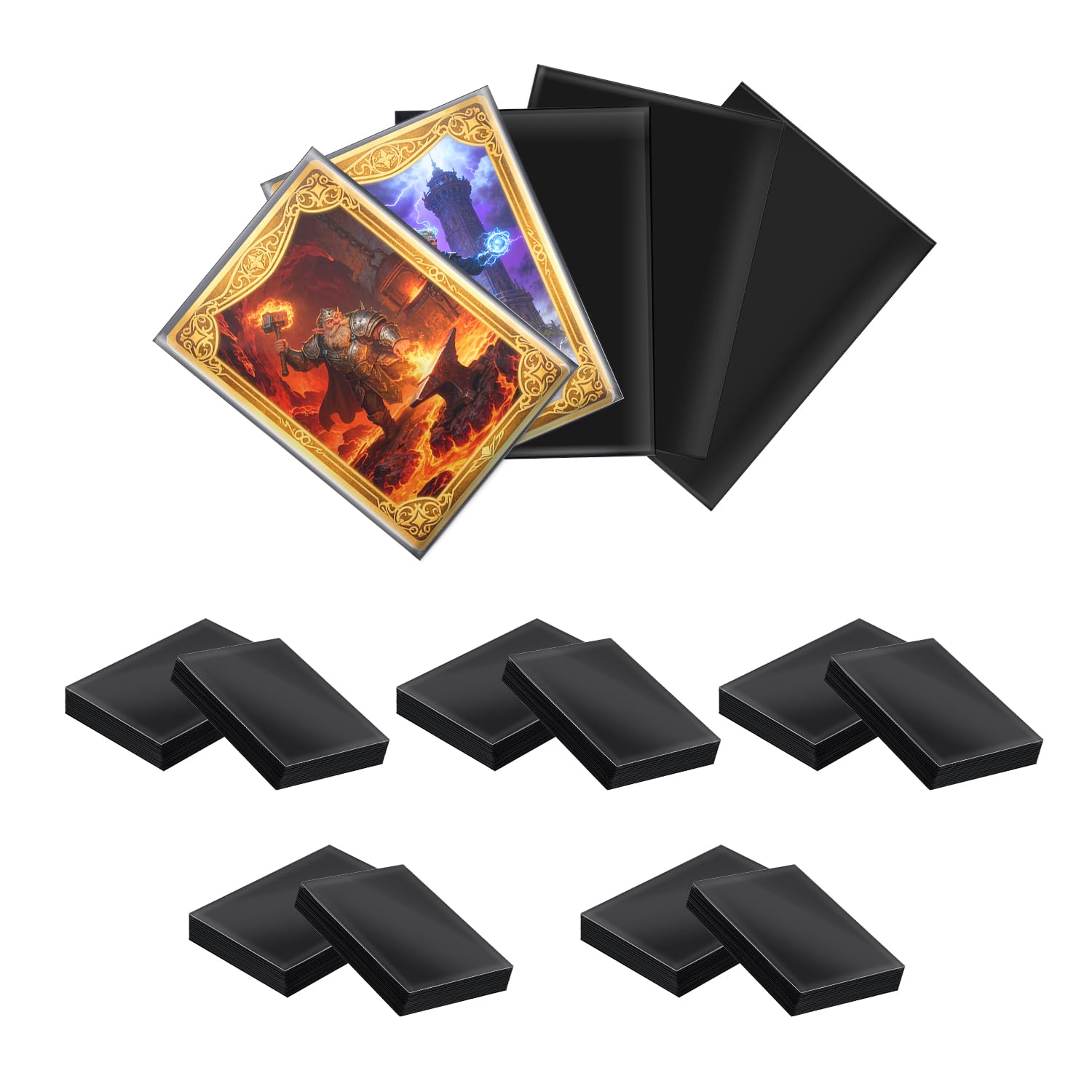 Pochettes Cartes 66x91mm – Lot De 400, Protection Solide Pour TCG, MTG, Yu-Gi-Oh
