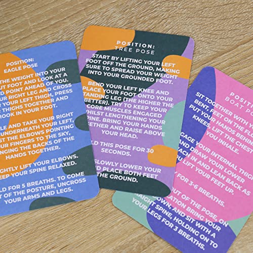 Gift Republic Weekly Wellness Cards - Yoga, Multi Coloured - Image 3