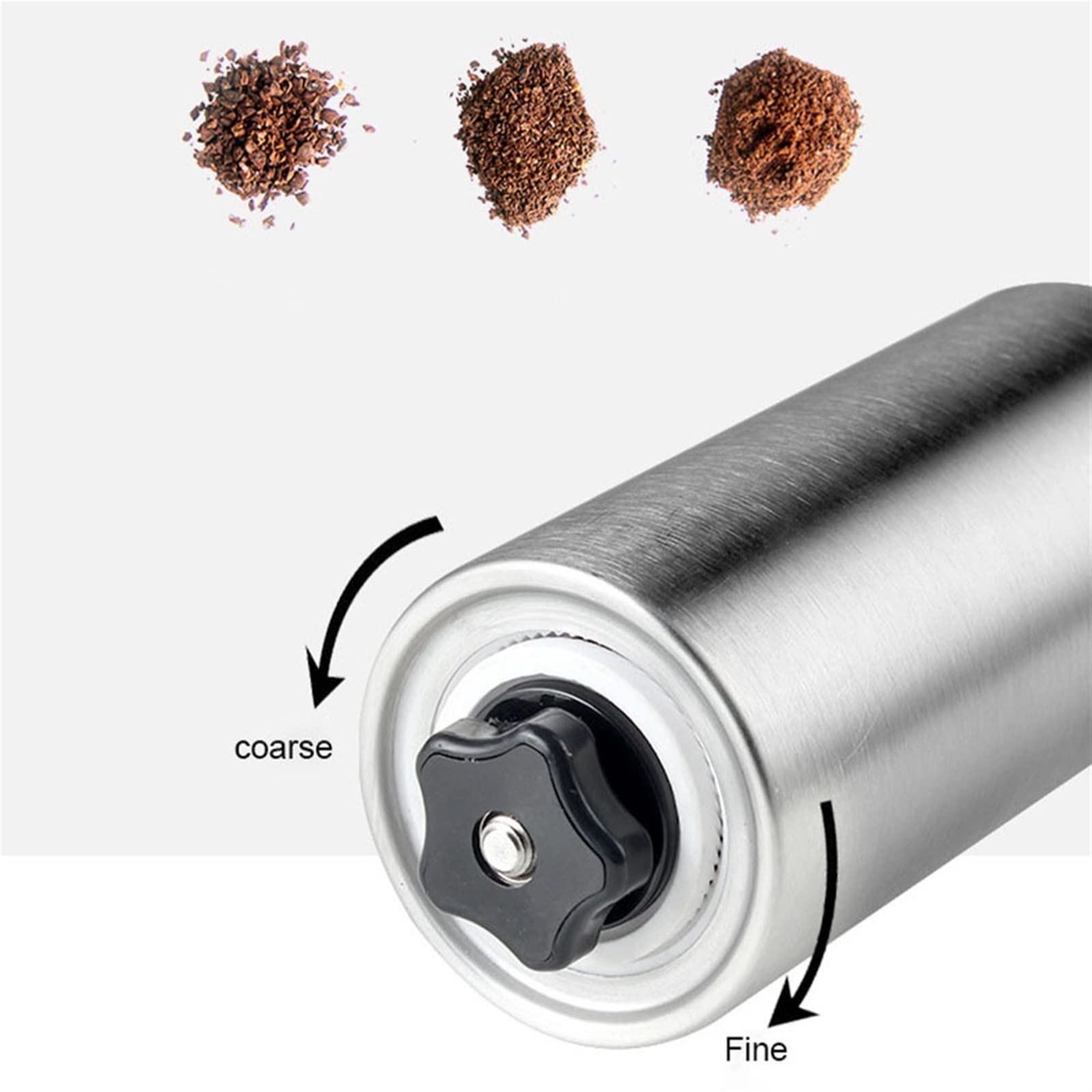 DieffematicKF Cafetera Refillable Stainless Coffee Capsule Reusable Filter Coffee Manul Grinder Steel Spoon with Clip Tool