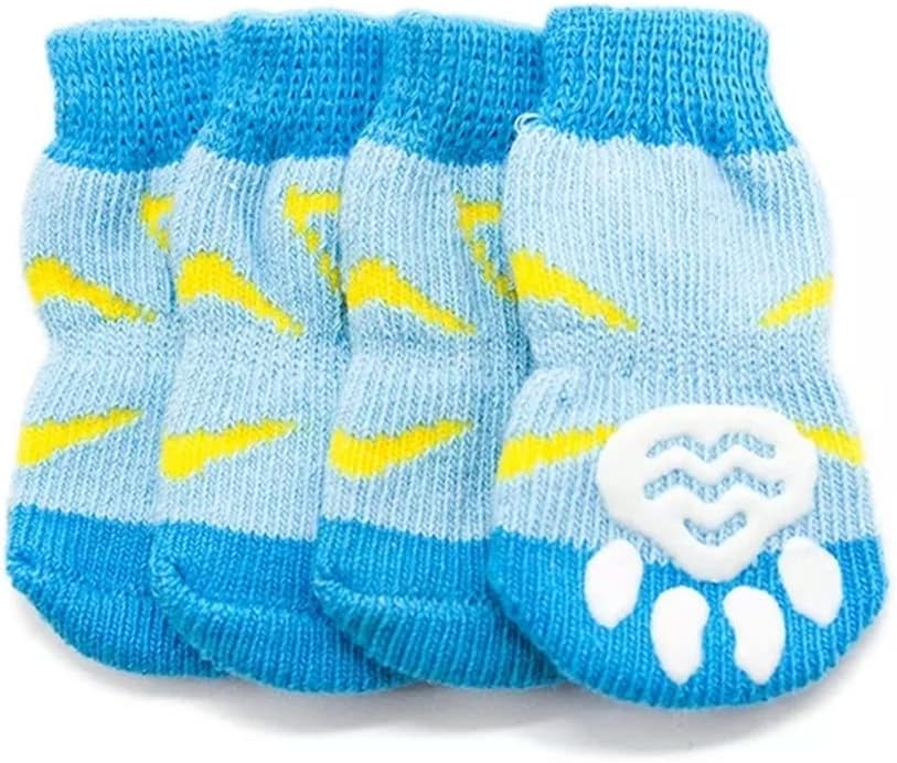 Pet Shoes Pet Supplies Non Slip Needle Dog Socks Cats Socks Non Slip Knitted Dog Claw Protective Cover Suitable for Holiday Party Dress Up (B XL code)